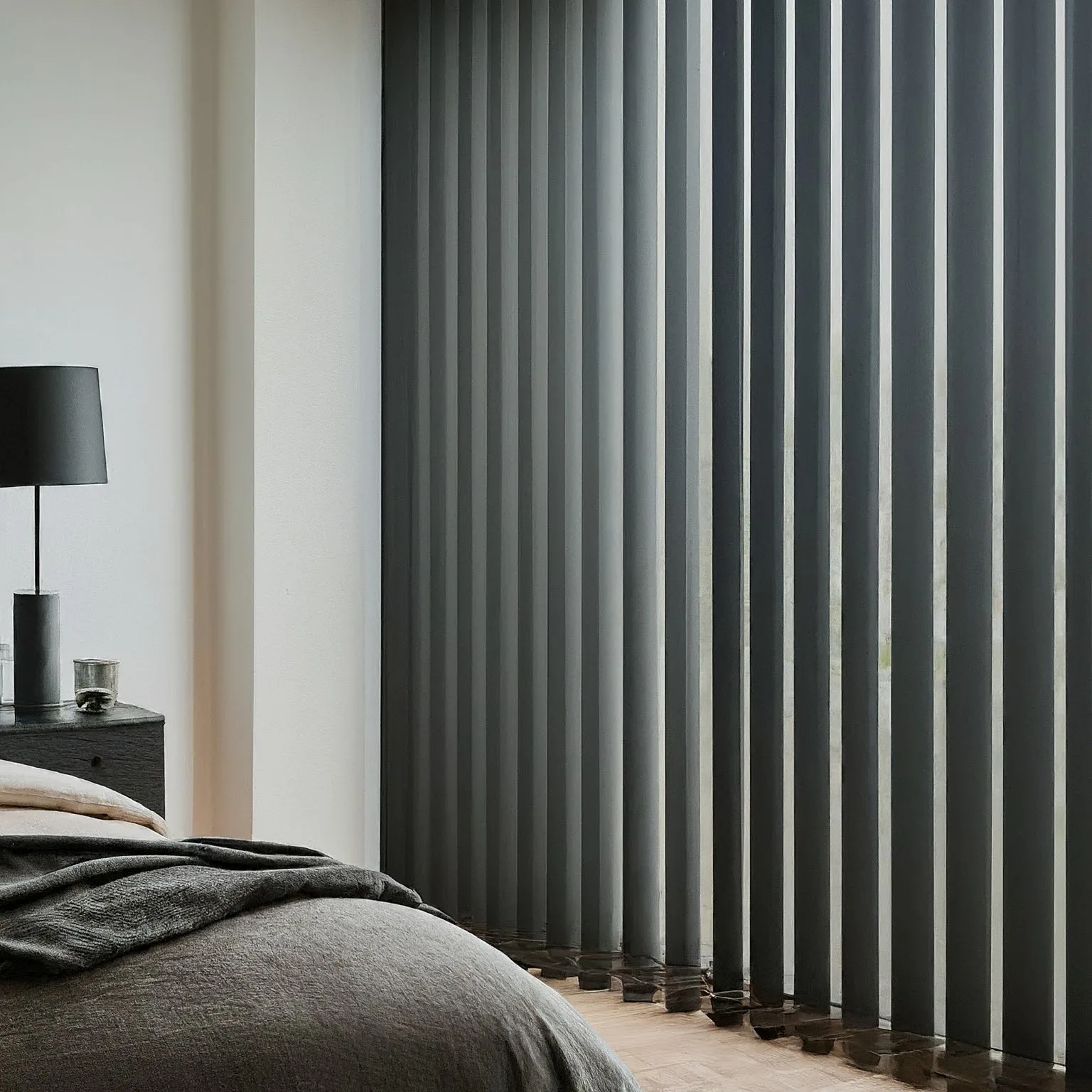 Custom blinds installed in a Pace Florida home